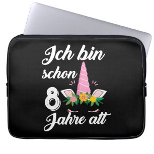 Unicorn I've been Unicorn Birthday for 8 years Laptop Sleeve