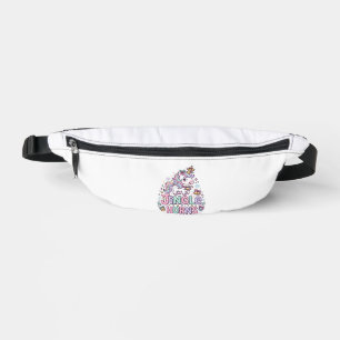 Unicorn Jingle Horns Charming Apparel Graphic_1 Bum Bags