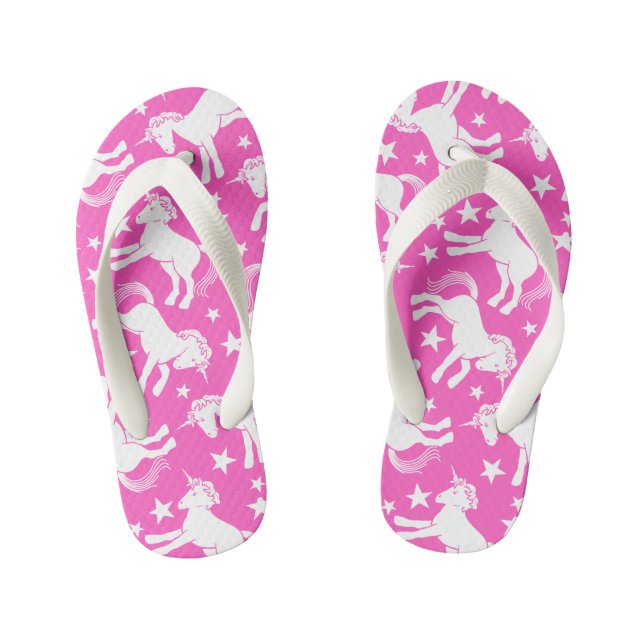 Unicorn Kid's Flip Flops (Footbed)