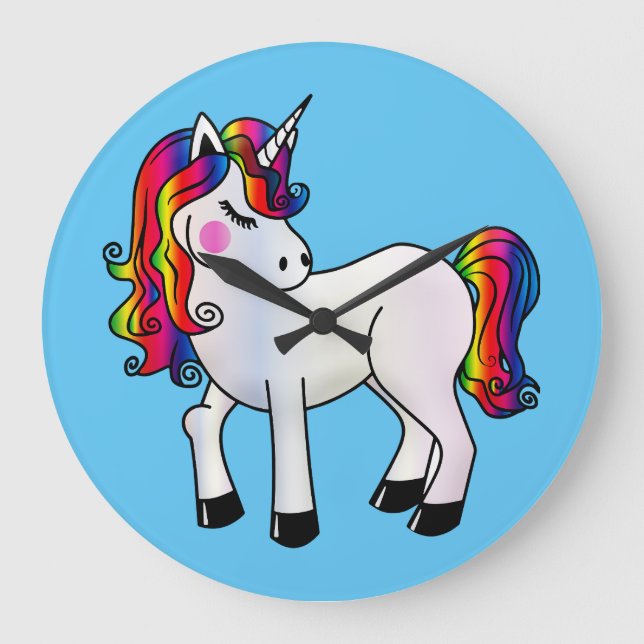 UNICORN KIDS ROOM WALL CLOCKS (Front)