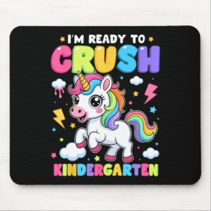 Unicorn Kindergarten Here I Come Back To School Gi Mouse Mat