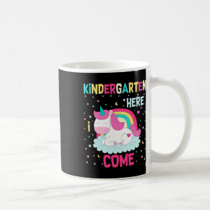 Unicorn Kindergarten Here I Come School Kindergart Coffee Mug