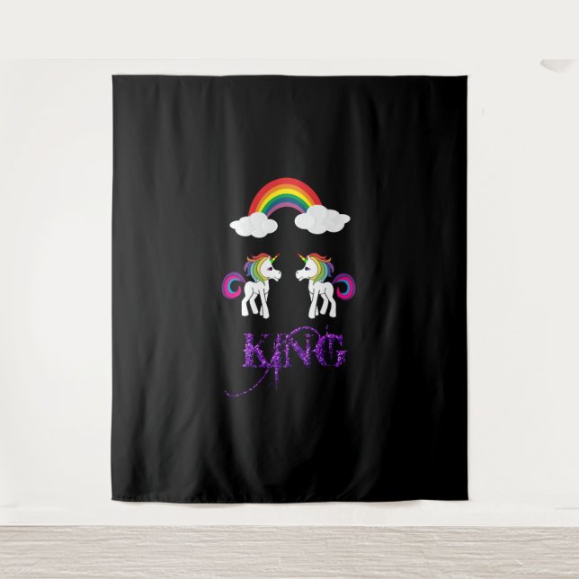 Unicorn King Tapestry (Front)