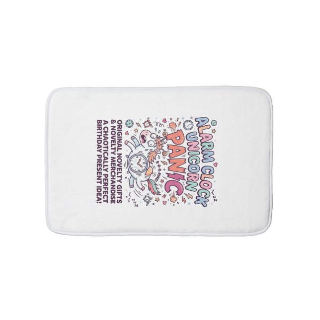 Unicorn Kingdom Guard Adorable Vector Design_1 Bath Mat (Front)