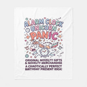Unicorn Kingdom Guard Adorable Vector Design_1 Fleece Blanket