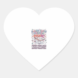 Unicorn Kingdom Guard Adorable Vector Design_1 Heart Sticker