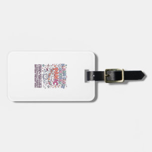 Unicorn Kingdom Guard Adorable Vector Design_1 Luggage Tag