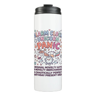 Unicorn Kingdom Guard Adorable Vector Design_1 Thermal Tumbler