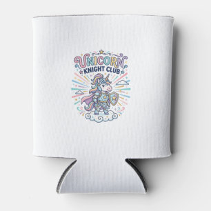 Unicorn Knight Club Print Ready Apparel Graphic_1 Can Cooler