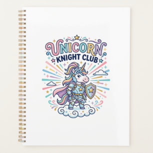 Unicorn Knight Club Print Ready Apparel Graphic_1 Planner