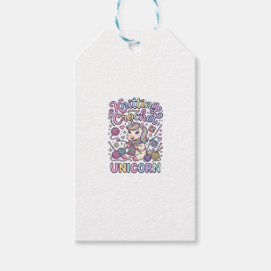 Unicorn Knitting Crochet Unicorn Charming White Ba Gift Tags