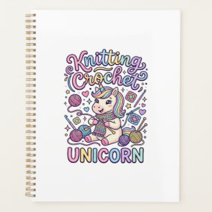Unicorn Knitting Crochet Unicorn Charming White Ba Planner