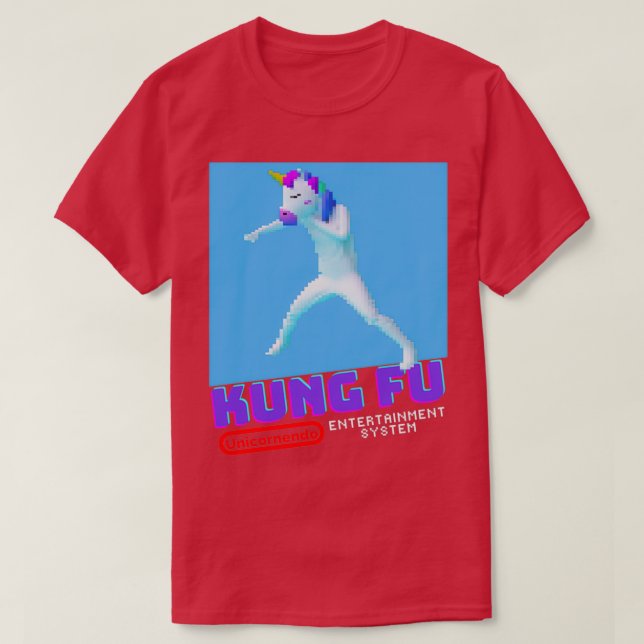 Unicorn Kung Fu T-Shirt (Design Front)