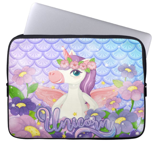 Unicorn Laptop Sleeve (Front)