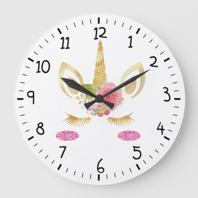 Unicorn Large Clock (Front)