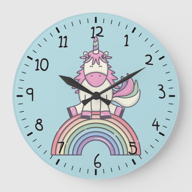 Unicorn Large Clock (Front)