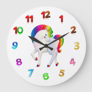 Unicorn Large Clock