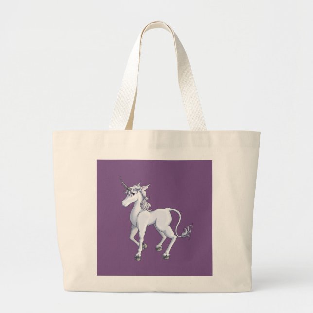Unicorn Large Tote Bag (Front)