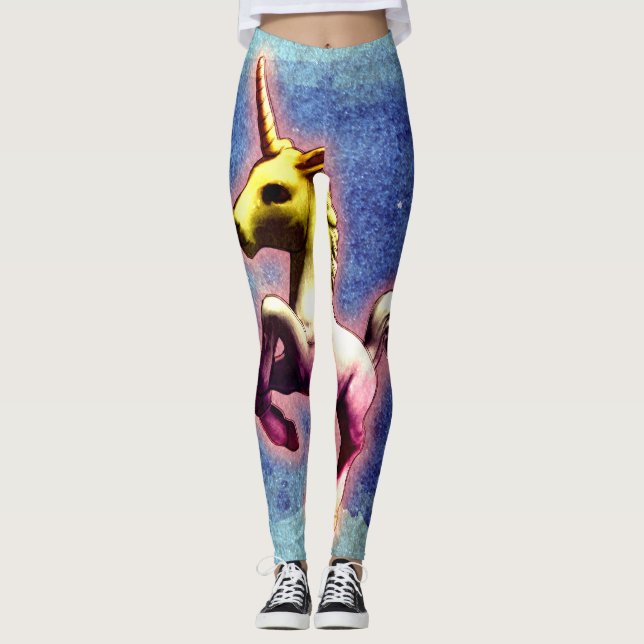 Unicorn Leggings (Galaxy Shimmer) (Front)