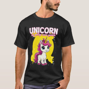 Unicorn Less Gallop More Sparkle Unicorn T-Shirt