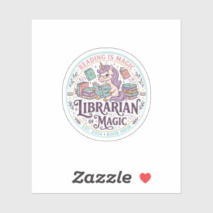 Unicorn Librarian of Magic Original Product Graphi