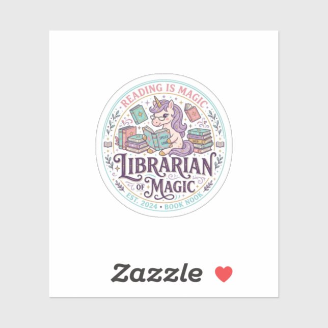 Unicorn Librarian of Magic Original Product Graphi (Sheet)