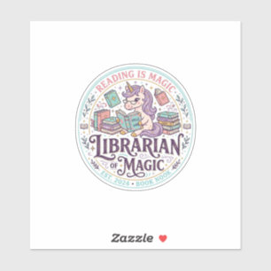 Unicorn Librarian of Magic Original Product Graphi