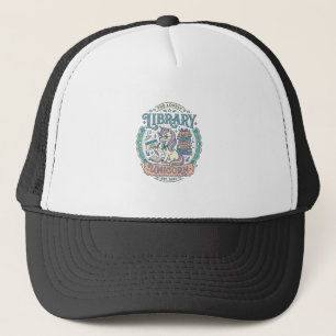 Unicorn Library Unicorn Whimsical Graphic Tee Desi Trucker Hat