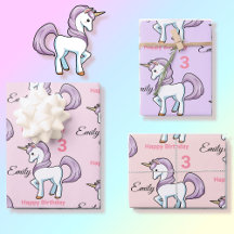 Unicorn Little Girl's Birthday Party Gift