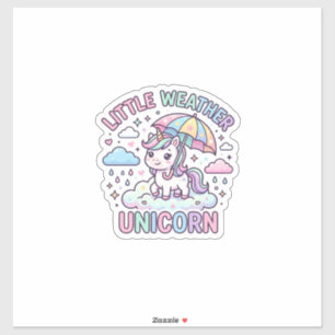 Unicorn Little Weather Unicorn Graphic Design Whit