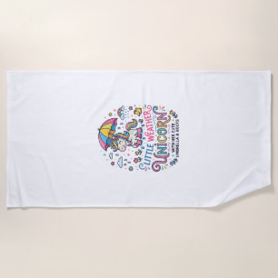 Unicorn Little Weather Unicorn Trendy Shirt Graphi Beach Towel