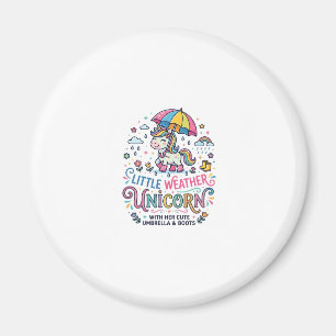 Unicorn Little Weather Unicorn Trendy Shirt Graphi Magnet