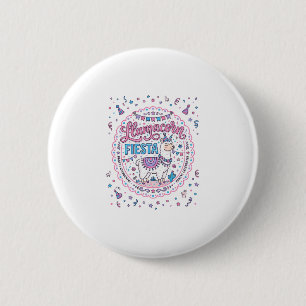 Unicorn Llamacorn Fiesta Playful Shirt Graphic_1 6 Cm Round Badge