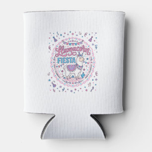 Unicorn Llamacorn Fiesta Playful Shirt Graphic_1 Can Cooler