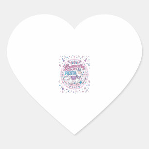 Unicorn Llamacorn Fiesta Playful Shirt Graphic_1 Heart Sticker