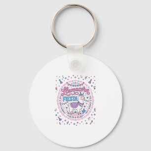 Unicorn Llamacorn Fiesta Playful Shirt Graphic_1 Key Ring