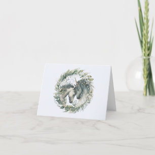 Unicorn Love Holiday Card
