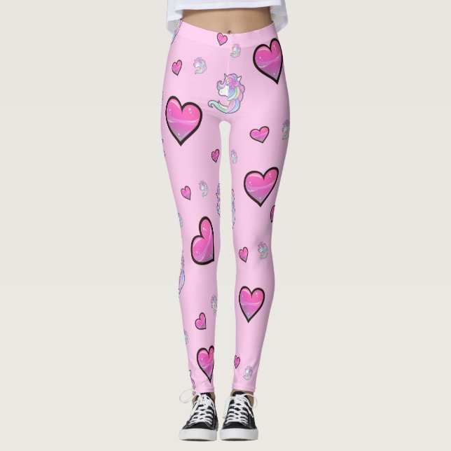 Unicorn Love Leggings (Front)