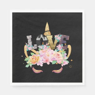 UNICORN LOVE    NAPKIN