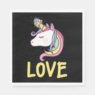 Unicorn Love Napkin