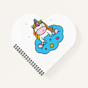 Unicorn love notebook