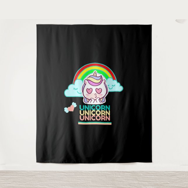 Unicorn Love          Tapestry (Front)
