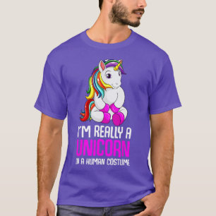 Unicorn Lover Unicorns Costume Kids Girls Youth Wo T-Shirt