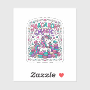 Unicorn Macaron Magic Colourful Marketplace Artwor