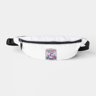Unicorn Macaron Magic Colourful Marketplace Artwor Bum Bags