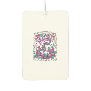 Unicorn Macaron Magic Colourful Marketplace Artwor Car Air Freshener