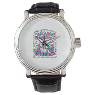 Unicorn Macaron Magic Colourful Marketplace Artwor Watch