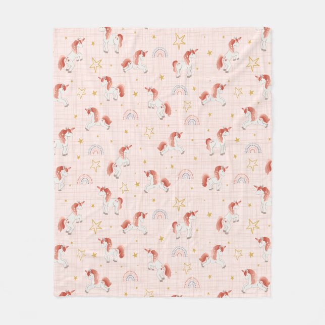 Unicorn Magic Baby Blanket (Front)