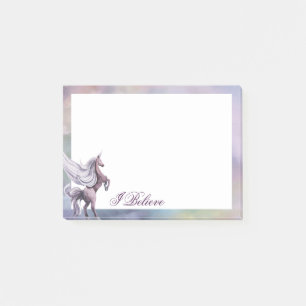 Unicorn Magic   Colourful Pastel Fantasy Watercolo Post-it Notes