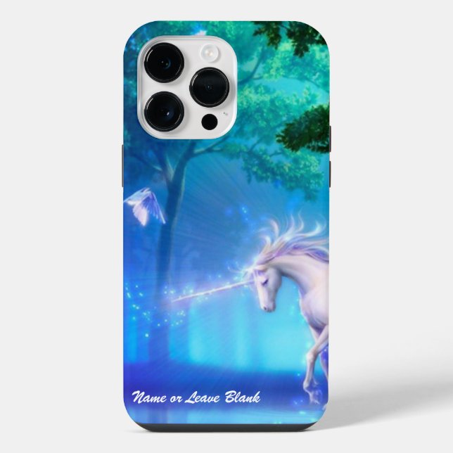 Unicorn Magic Customise Name iphone Case (Back)